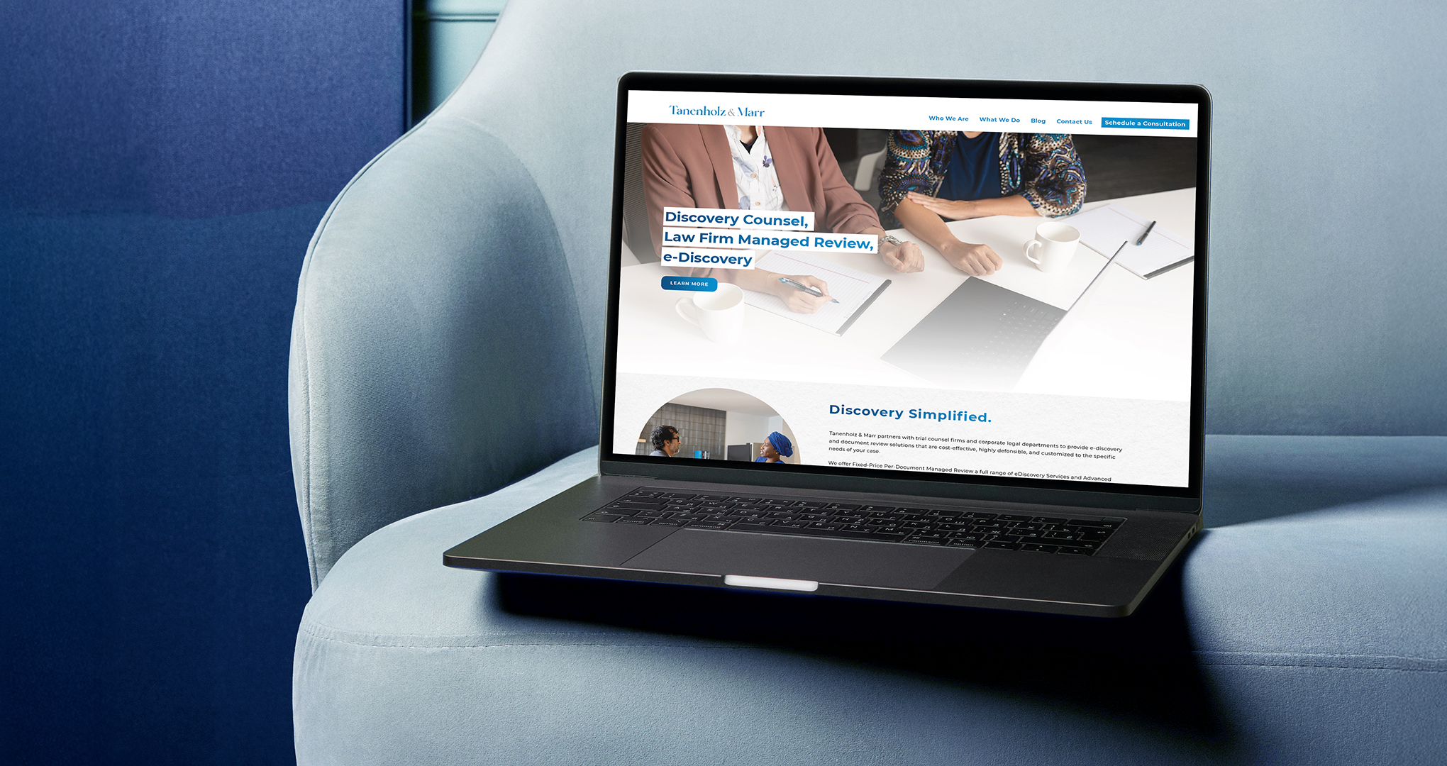 Tannenholz and Marr website design by Christine McCary